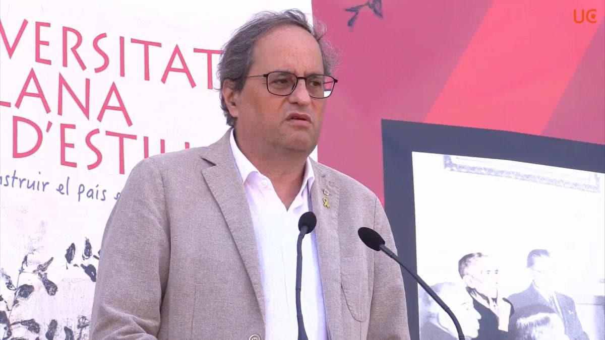 El presidente de la Generalidad, Torra.