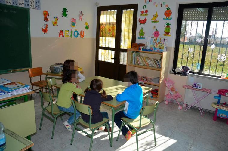 Interior de un aula.