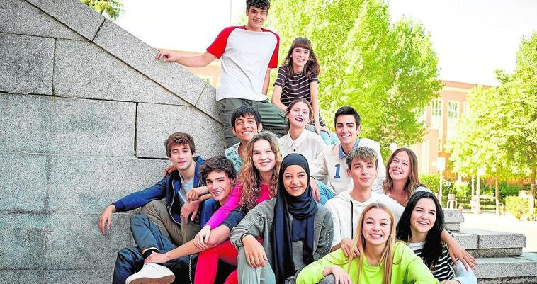 Actores de la cuarta y última temporada de “SKAM España”.