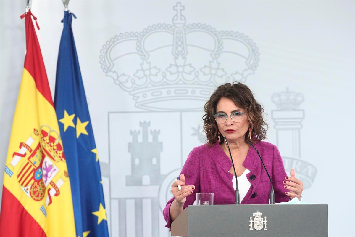 La ministra portavoz, María Jesús Montero.