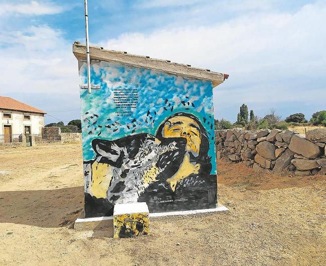 Navamorales se suma a las localidades con muestras de arte urbano en sus fachadas