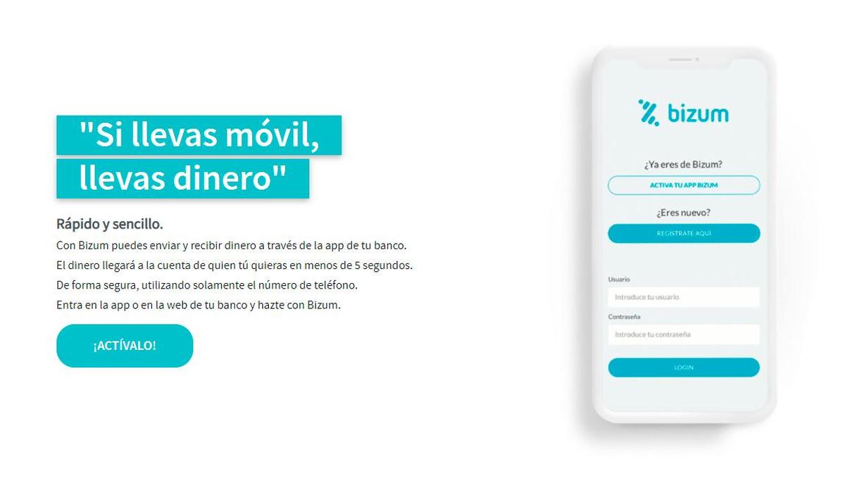 Bizum es una aplicación para hacer pagos bancarios entre las personas de la agenda de contactos del móvil