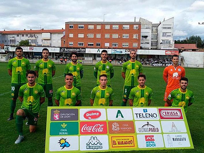 Once inicial del Unionistas en Astorga.