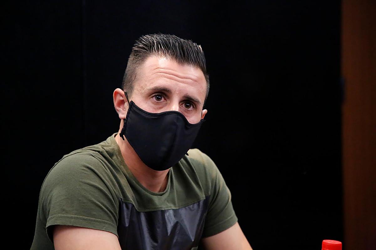 Piojo en la intervención ante los medios de este martes.