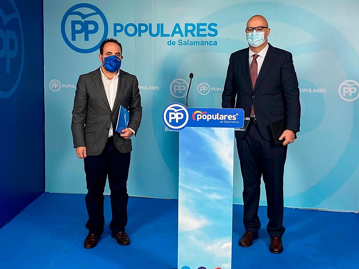 El concejal Daniel Llanos y el diputado Carlos García Sierra