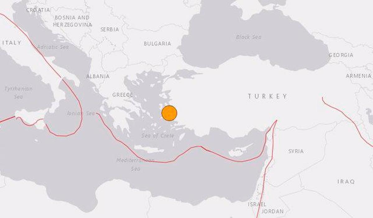 Terremoto en Esmirna (Turquía).