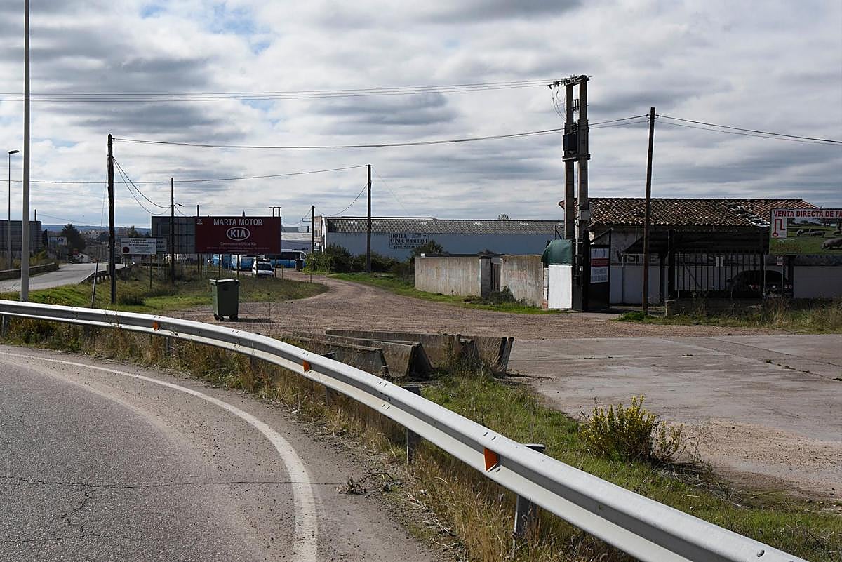 Zona donde se abrirá el nuevo “punto limpio” de Miróbriga.