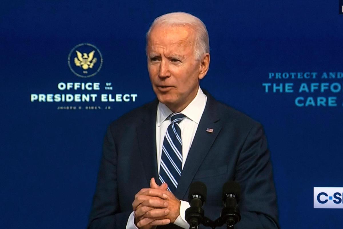 El futuro presidente de Estados Unidos, Joe Biden.