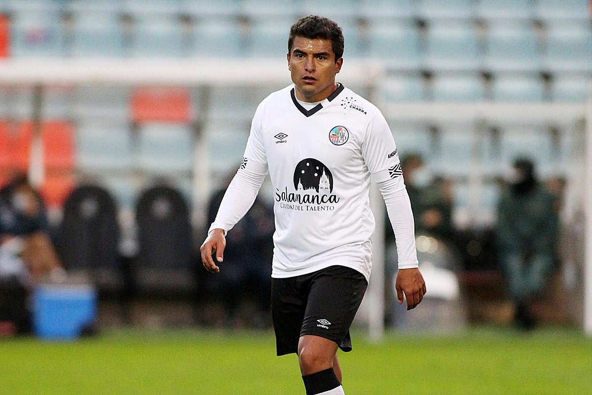Jorge Mora, centrocampista mexicano del Salamanca.