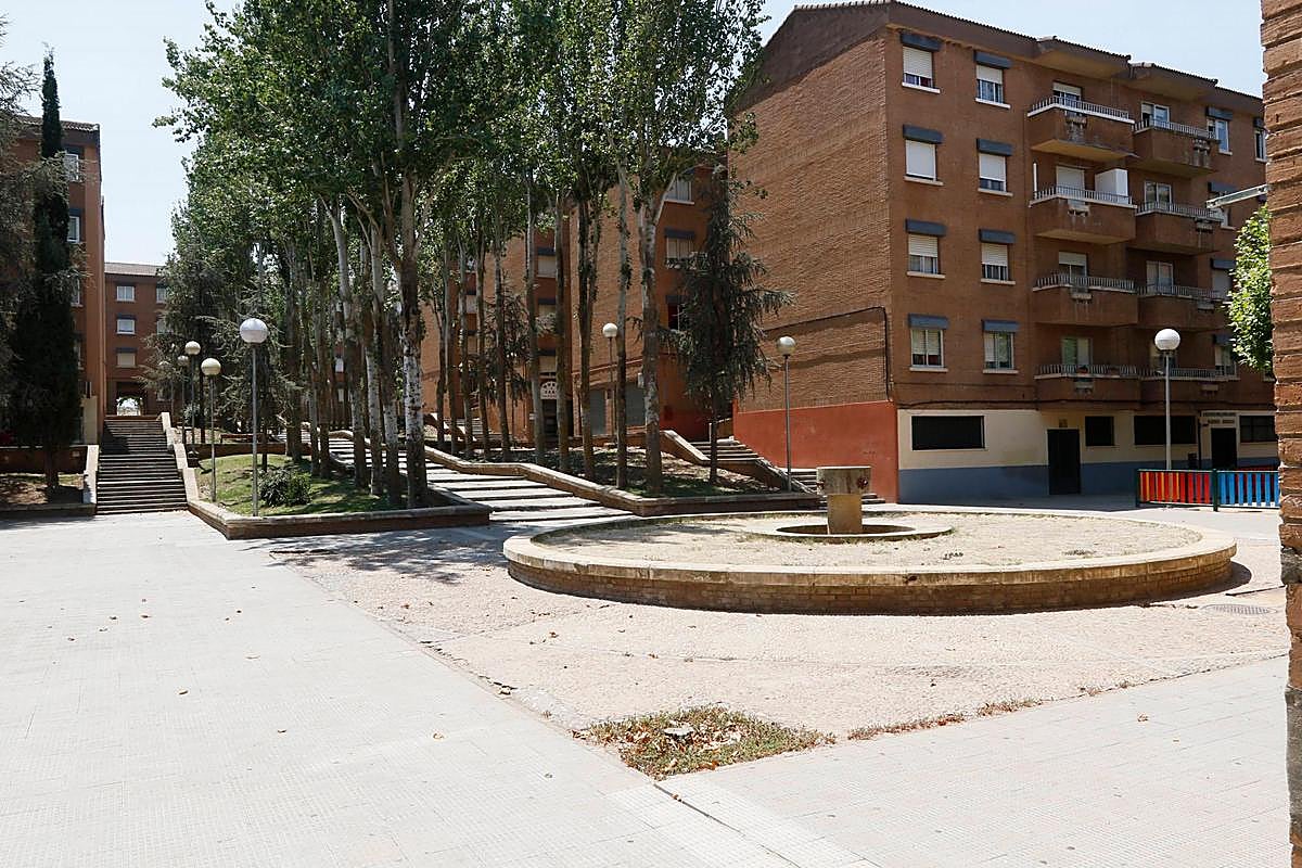 Imagen de la plaza de Extremadura.