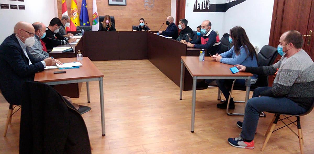 Un momento de la sesión plenaria celebrada en Castellanos.