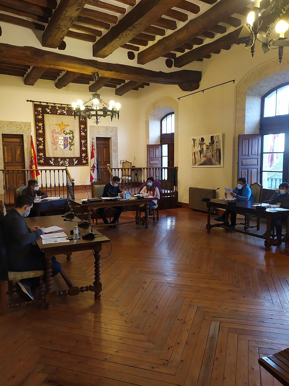 Imagen de la sesión plenaria celebrada en Candelario.