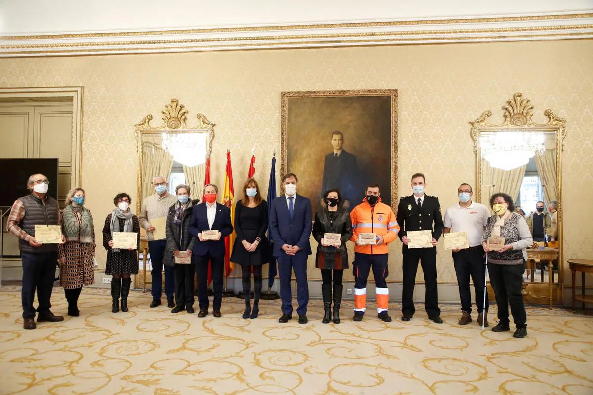 Foto de honor en el Ayuntamiento de Salamanca