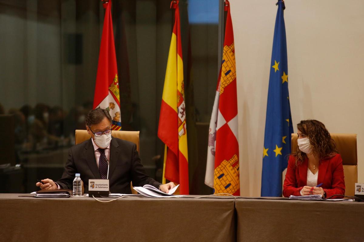 Pleno del Ayuntamiento de Salamanca de este viernes.