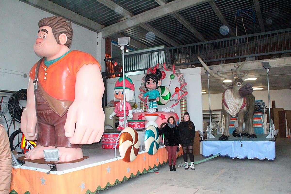 Una de las carrozas de la cabalgata del pasado enero.