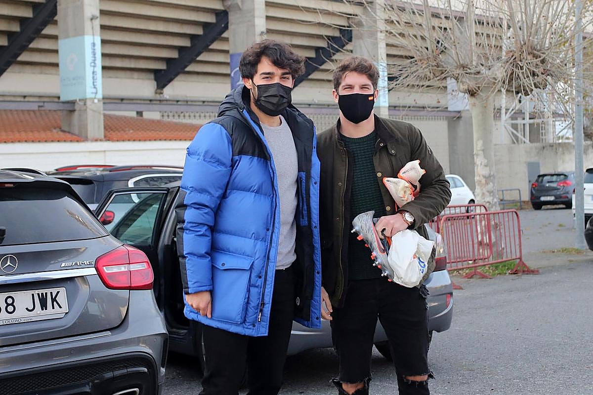 Javi Navas y Amaro, antes de entrar en el Helmántico.