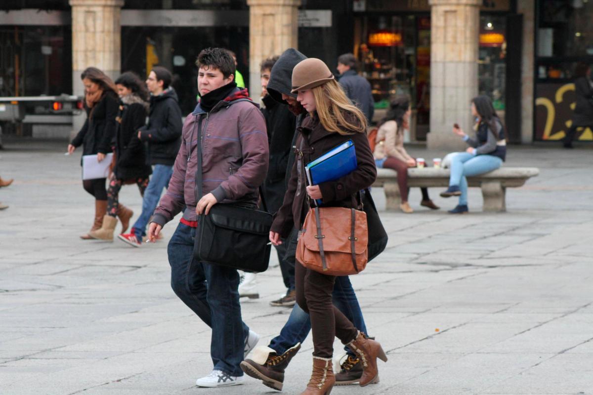 Estudiantes Erasmus en Salamanca.