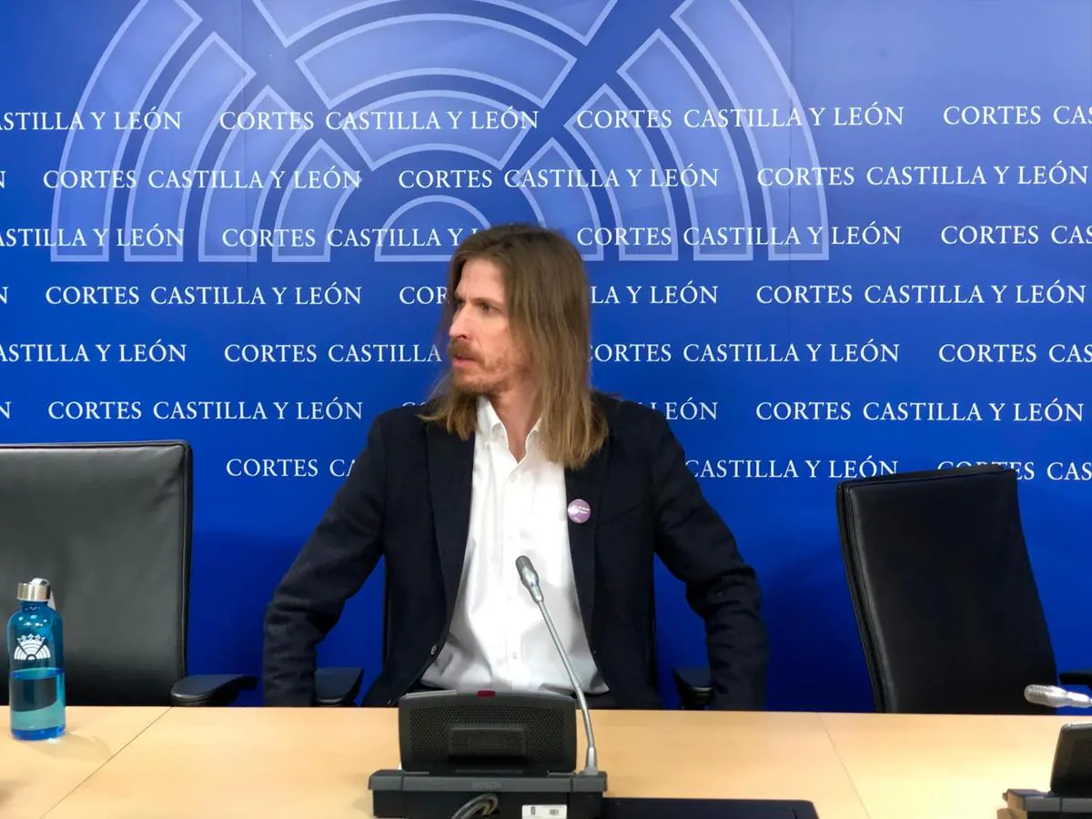 El secretario general de Podemos Castilla y León, Pablo Fernández