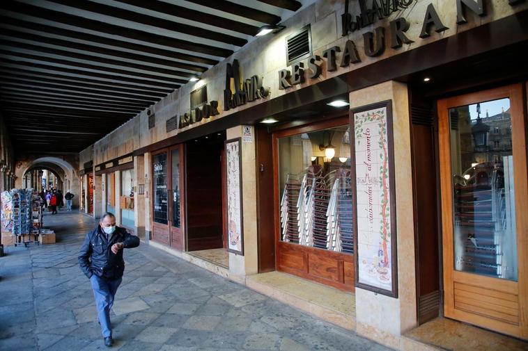 Un local de hostelería en la Plaza Mayor.