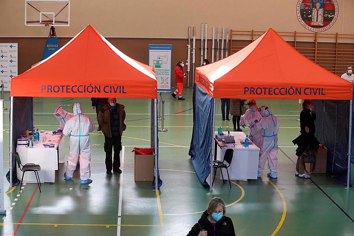 Test contra el coronavirus.