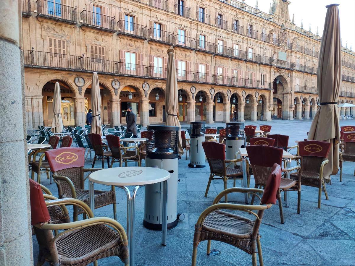 Terrazas de la Plaza Mayor.