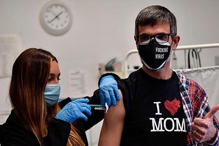 Vacunación en Villoria.