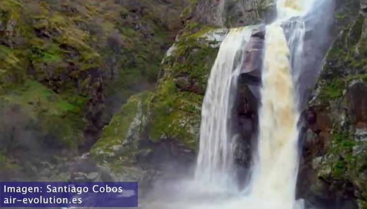 Las cascadas de las Arribes salmantinas, protagonistas en Telecinco