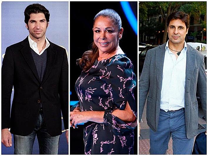 Cayetano, Isabel Pantoja y Francisco Rivera.