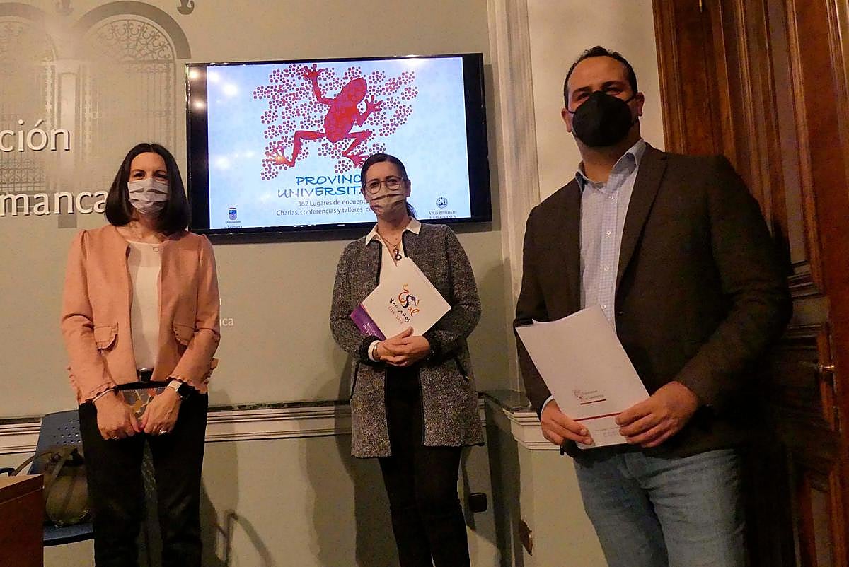 Noelia Morales, María José Rodríguez y David Mingo