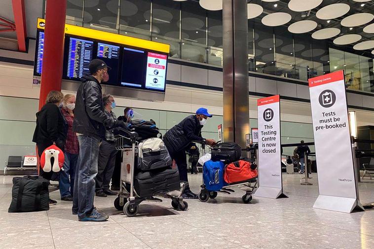 Aeropuerto de Heathrow en Londres.