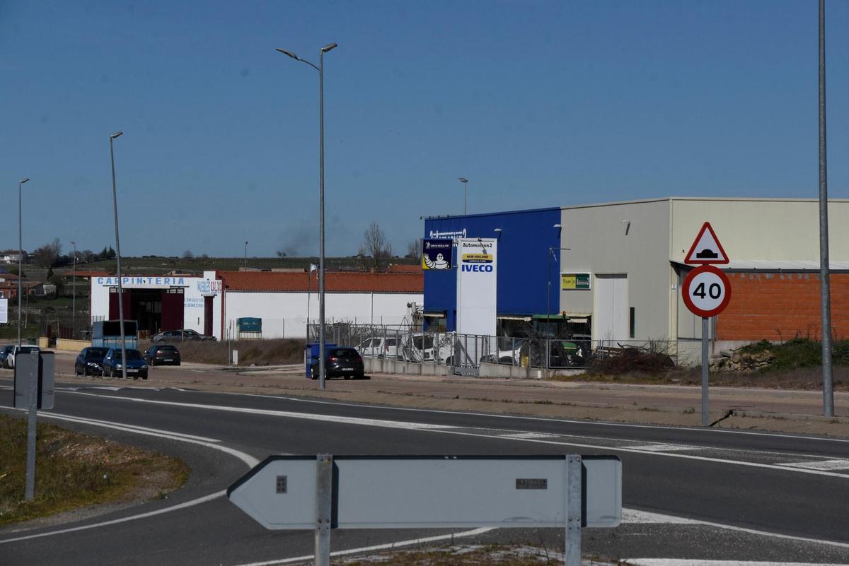 Polígono industrial de Vitigudino situado en la entrada del municipio por la carretera de Salamanca.