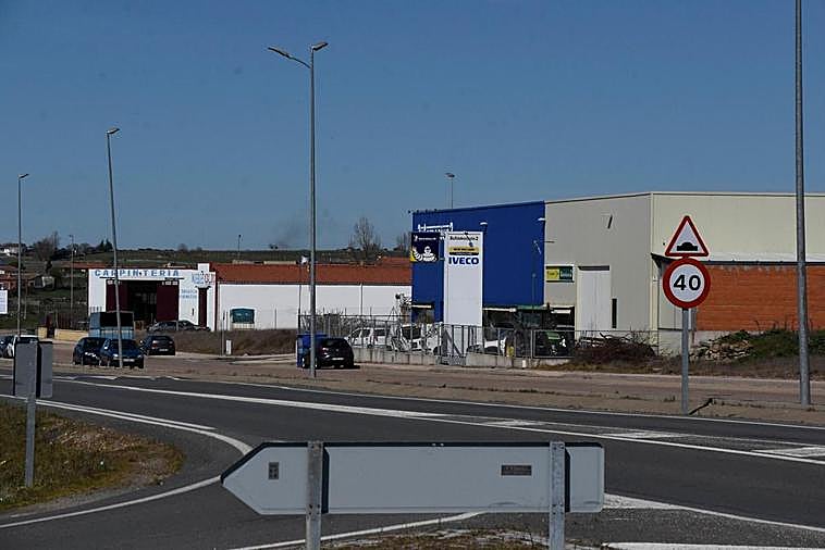 Polígono industrial de Vitigudino situado en la entrada del municipio por la carretera de Salamanca.