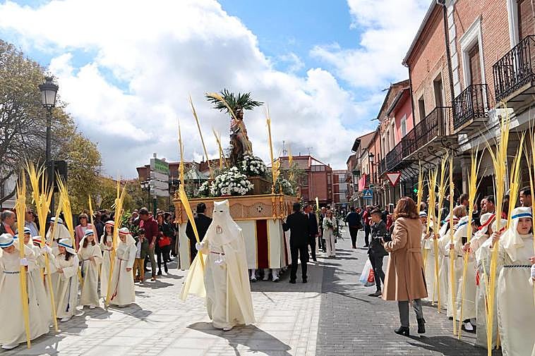 Última procesión del Domingo de Ramos en 2019.