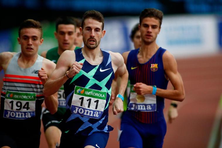 Álvaro de Arriba en la carrera del pasado domingo