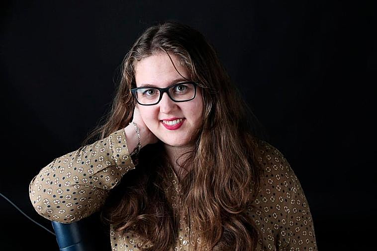 La joven publicista Mª Ángeles García.