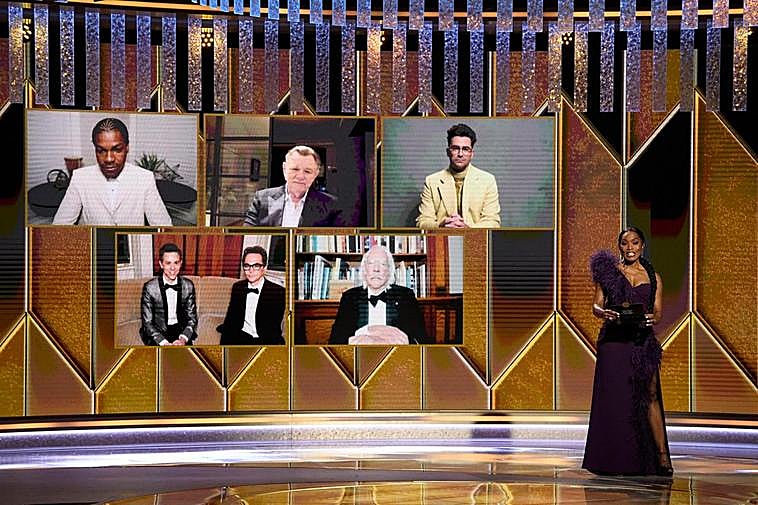 Ceremonia de entrega de los Globos de Oro.