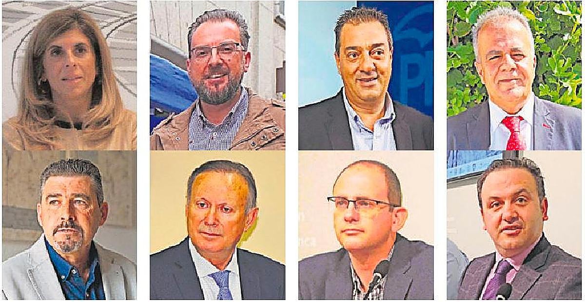 Chabela de la Torre, Bienvenido de Arriba, Salvador Cruz, Chema Sánchez, Julián Barrera, Román Hernández, Antonio Luis Sánchez y Javier García.