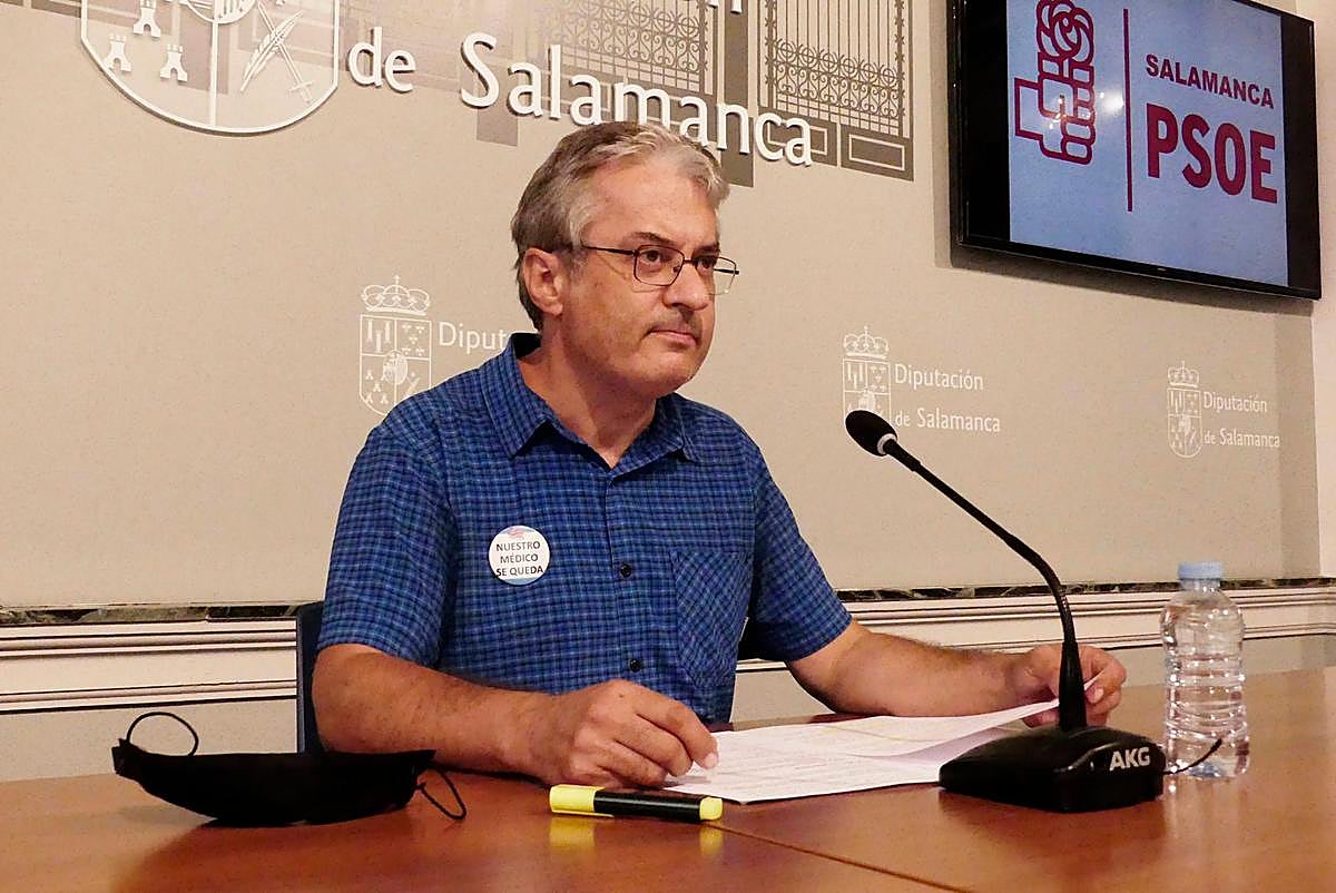 Fernando Rubio en una rueda de prensa.