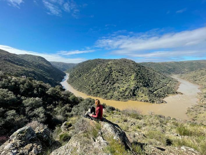 Vista del Duero desde la ruta de los Piconitos.