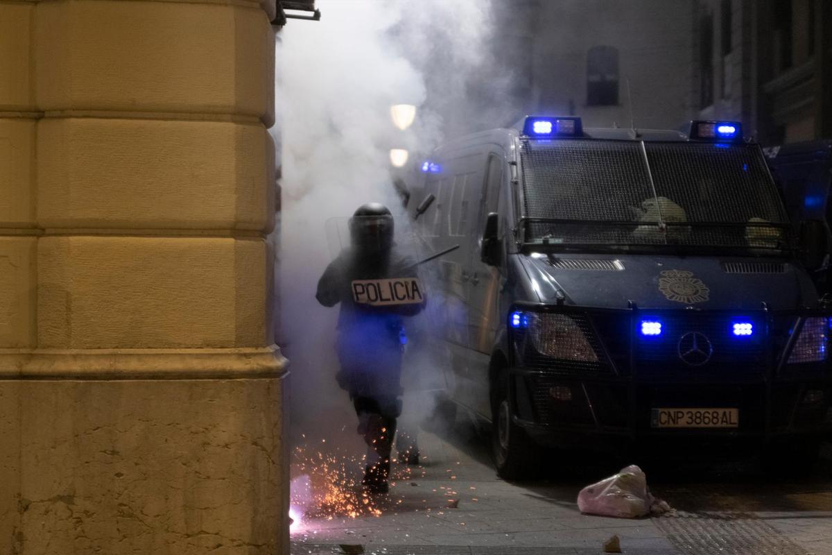 Altercados en Barcelona.