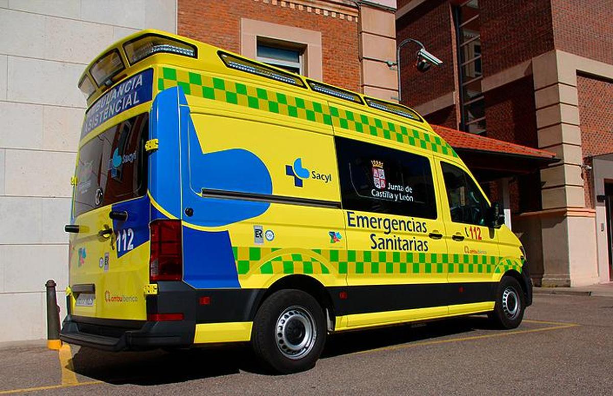 Una ambulancia de Sacyl.