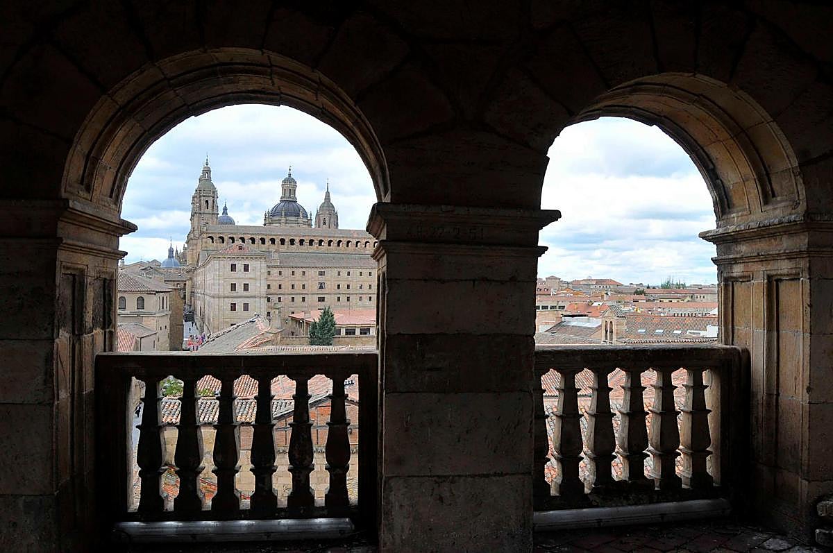 Imagen tomada desde el torreón principal, desde el que se puede ver toda Salamanca en 360º.