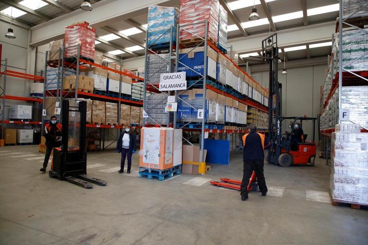 Instalaciones del Banco de Alimentos en Mercasalamanca. I ARCHIVO