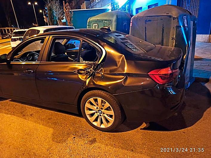 Estado en el que quedó el vehículo.