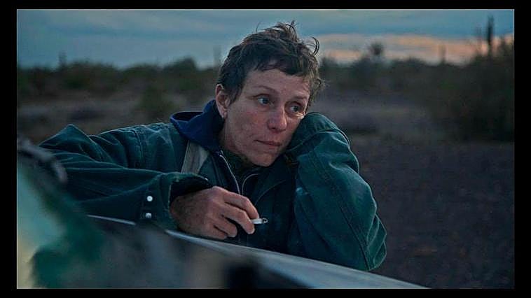 Un fotograma de Nomadland.