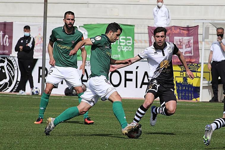 Un momento del partido disputado este domingo en el Reina Sofía