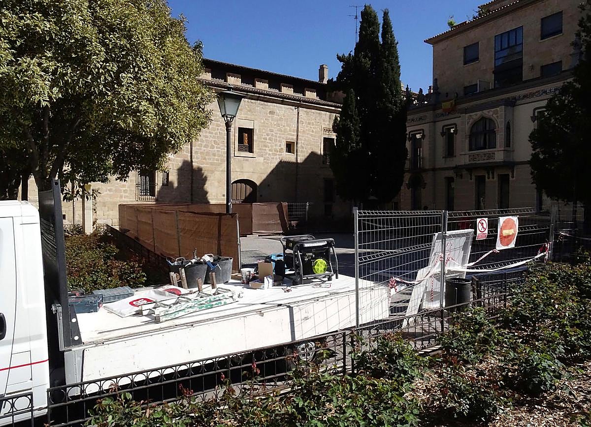 Primeros trabajos realizados en Santa Eulalia.