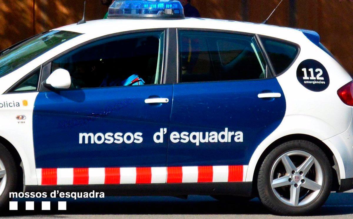 Un vehículo de los Mossos d’Esquadra.