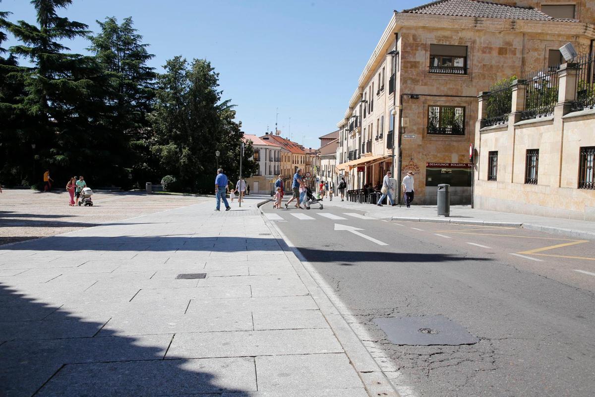 Detenido en pleno centro de Salamanca por llevar un coche que había sido denunciado en Madrid como sustraído