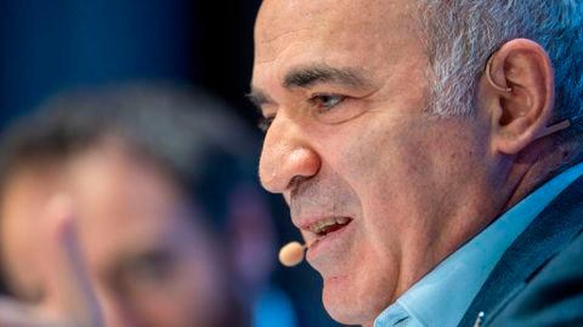 El excampeón mundial de ajedrez Garry Kasparov.